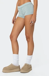 Edikted Maelle Pointelle Micro Shorts