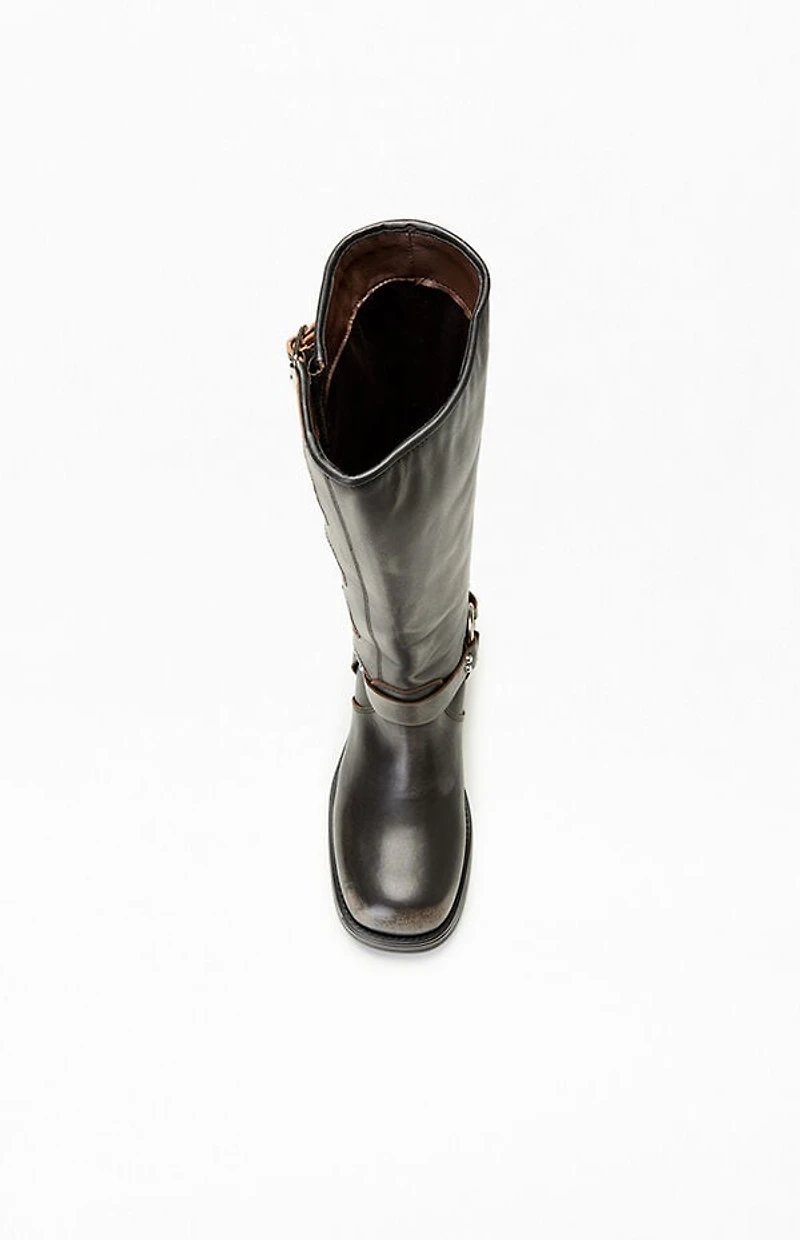 Steve Madden Women's Leather Rocky Boots