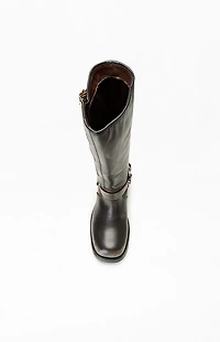 Steve Madden Women's Leather Rocky Boots