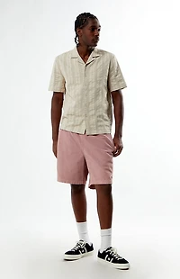 Pacsun Tan Texture Woven Camp Shirt
