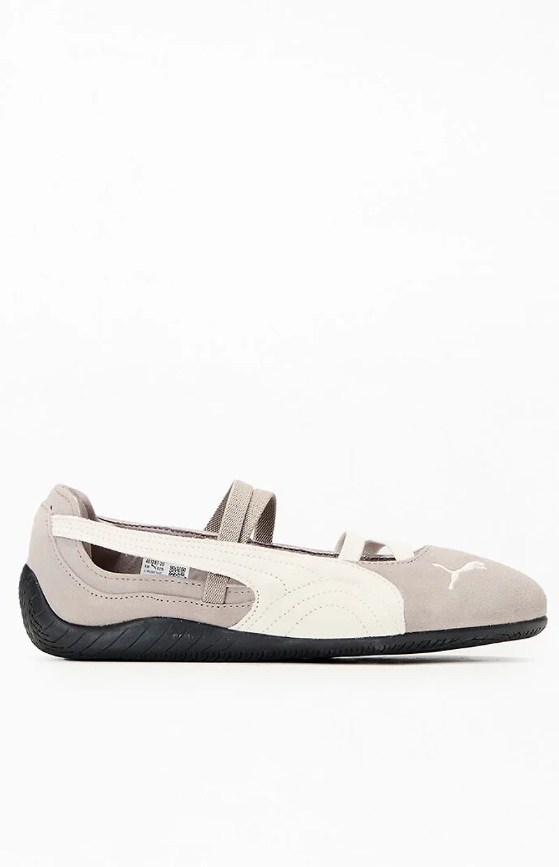 Puma Women's Taupe Speedcat Ballet Sneakers