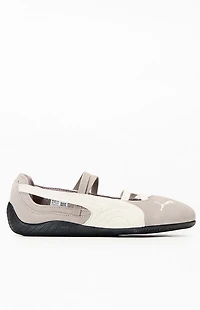 Puma Women's Taupe Speedcat Ballet Sneakers