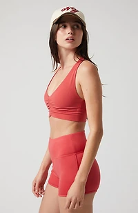 PAC 1980 Active Red A Cinch Sports Bra