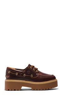 Timberland Women's Rootbeer Stone Street Boat Shoes