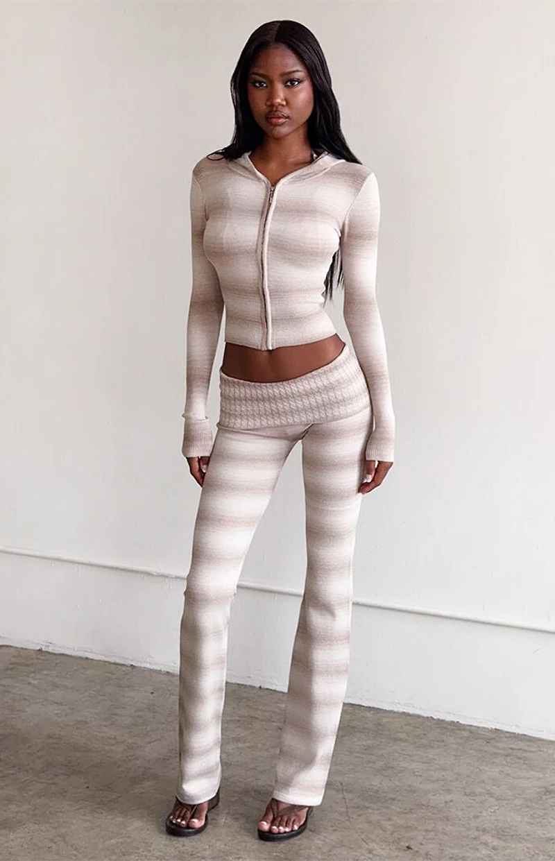 Tiger Mist Marissa Knit Flare Pants