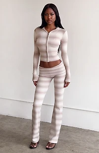 Tiger Mist Marissa Knit Flare Pants