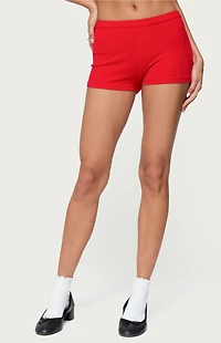 Edikted Maycee Knit Micro Shorts