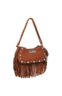 True Religion Vintage Dangle Fringe Hobo Bag