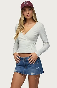Edikted Fonteyn Wrap Top