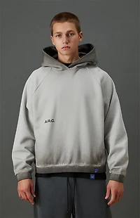 A.R.C. Active Gray Heavyweight Raglan Oversized Fleece Hoodie
