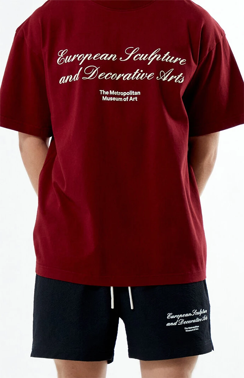 The Met x PacSun ESDA Seersucker 4.5" Swim Trunks