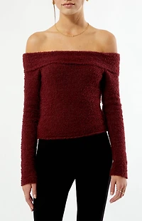 Beverly and Beck Cadence Off-The-Shoulder Sweater