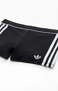 adidas Active Heather Grey 3-Stripes Biker Shorts