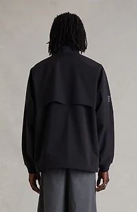 Fear of God ESSENTIALS Vintage Black Half Zip Track Jacket