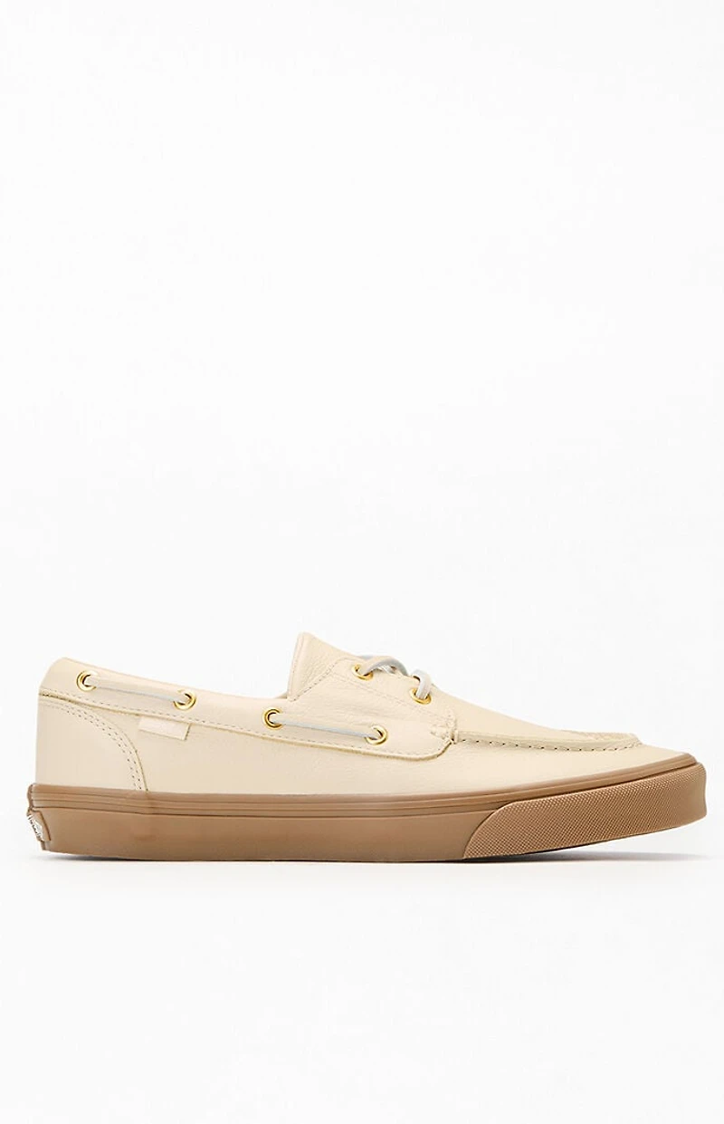 Vans Tan 2-Eyelet Boat Shoes