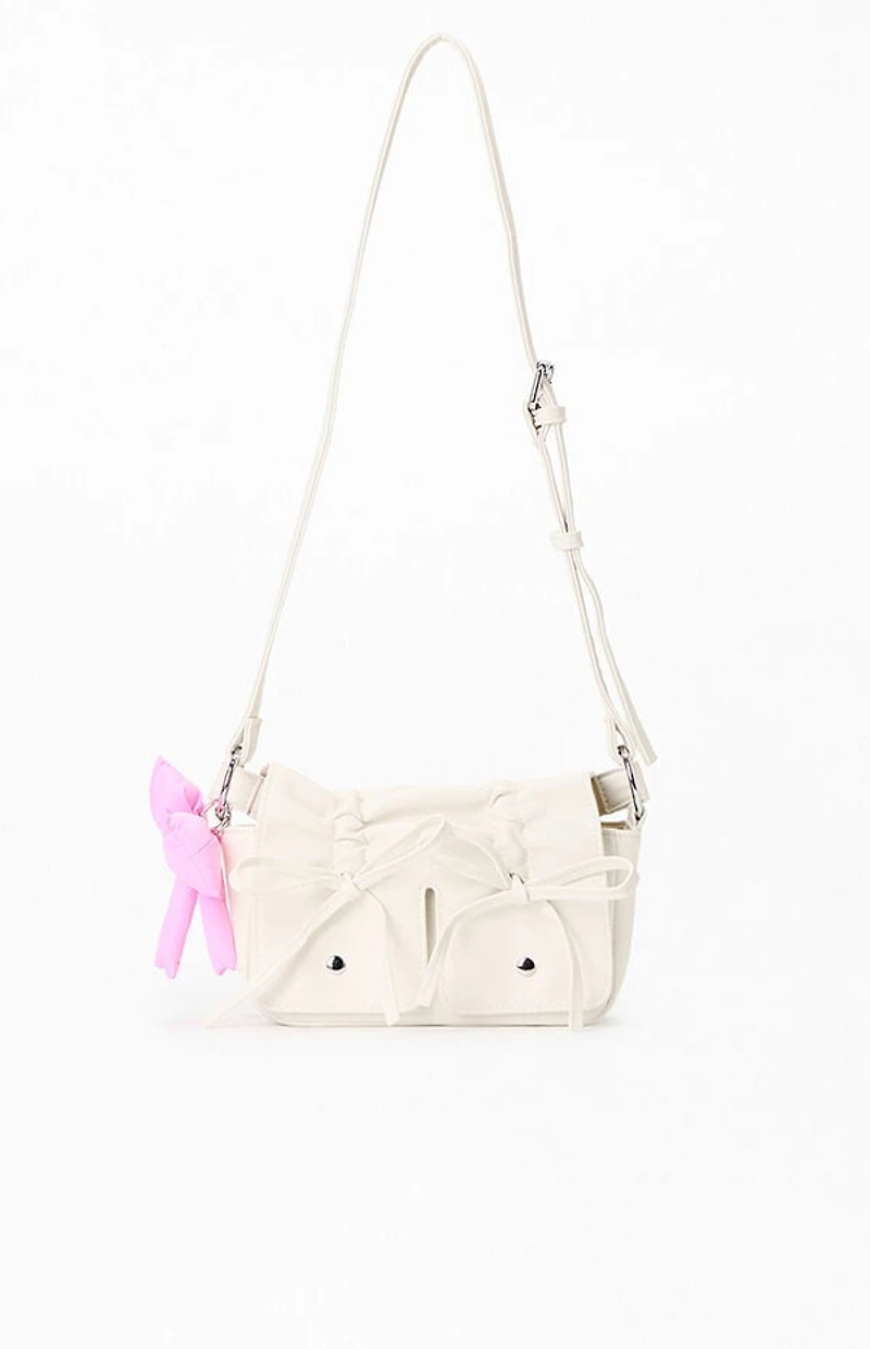 Pacsun Pink Bow Knotted Crossbody Bag
