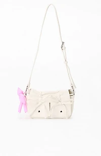 Pacsun Pink Bow Knotted Crossbody Bag