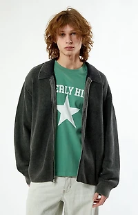 Pacsun Black Zip Up Sweater