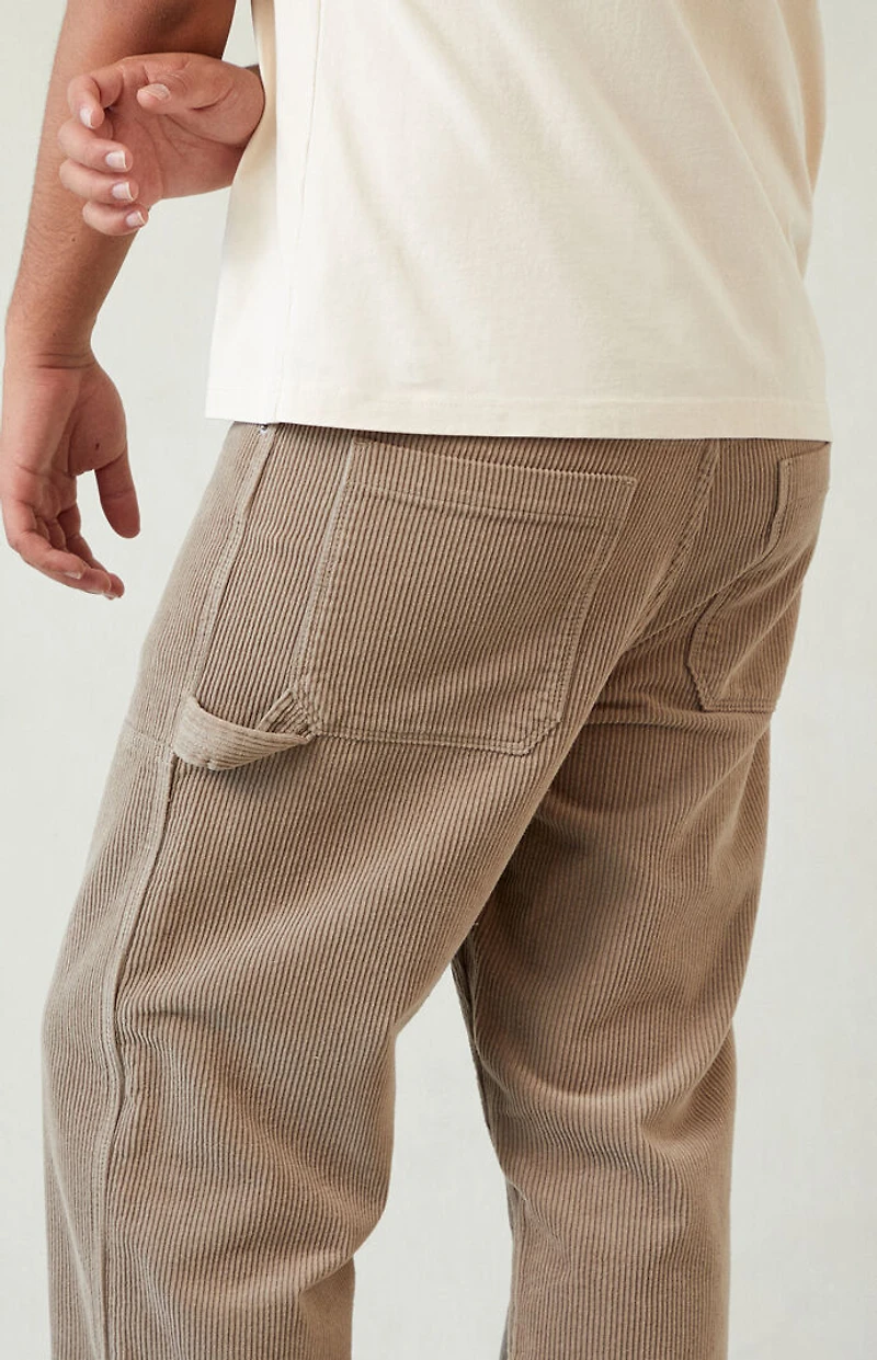 Pacsun Dylan Baggy Pants Corduroy Carpenter Tan