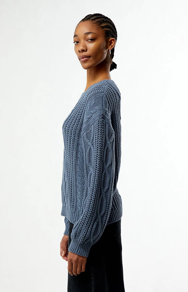 Rhythm Stanley Cable Knit Sweater