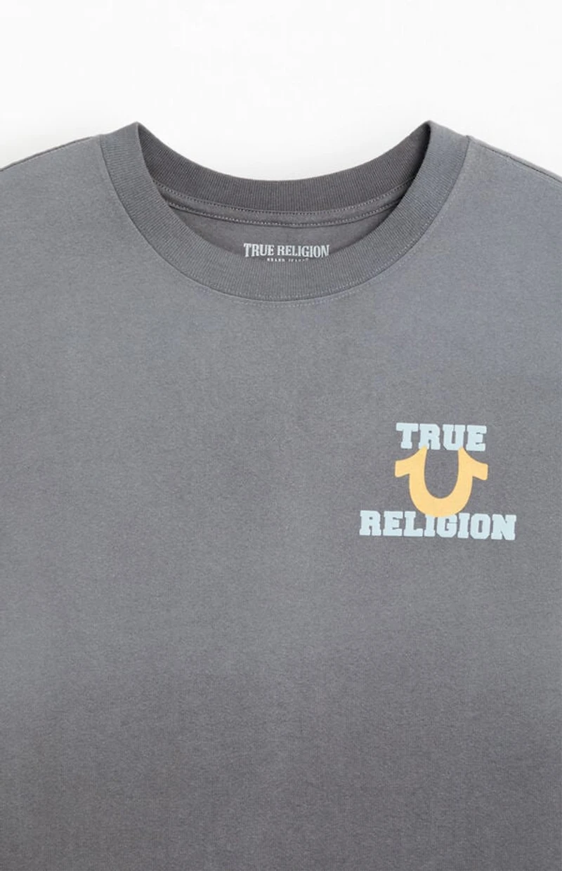 True Religion Vintage Metallic Puff Graphic T-Shirt