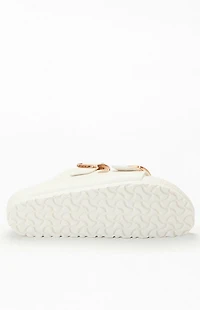 Birkenstock Women's Arizona Big Buckle EVA Sandals Eggshell