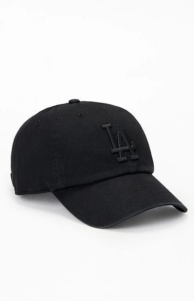 47 Brand Black LA Dodgers Clean Dad Hat
