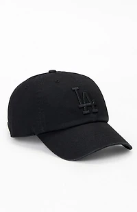 47 Brand Black LA Dodgers Clean Dad Hat