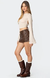 Edikted Rachelle Tied Backless Top