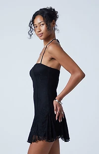 Third Charm Indy Floral Lace Mini Dress