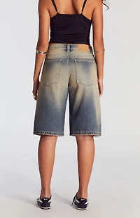 Pacsun Medium Indigo Tinted Extreme Jorts