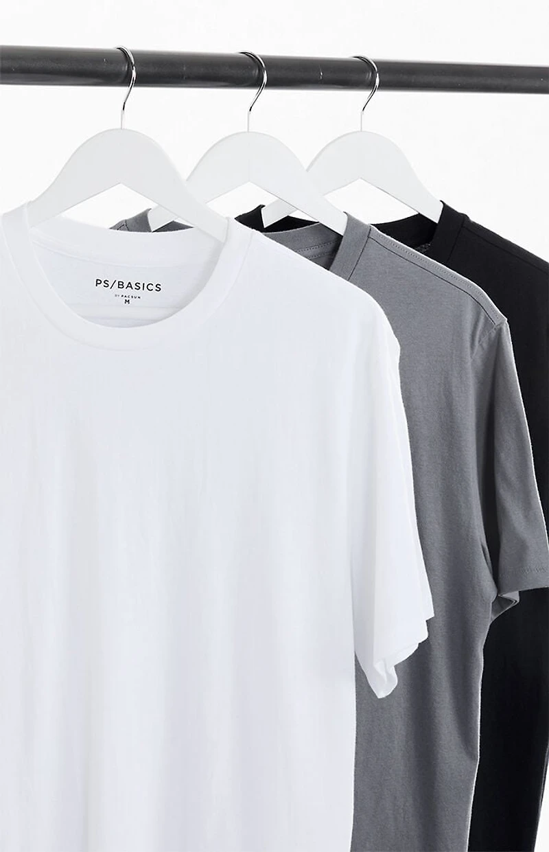 PS Basics 3 Pack Solid Basic Reece T-Shirts