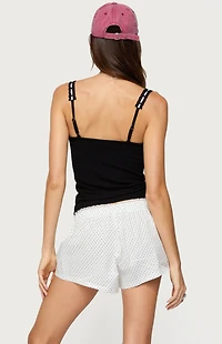 Edikted Leilani Ribbon Lacey Tank Top