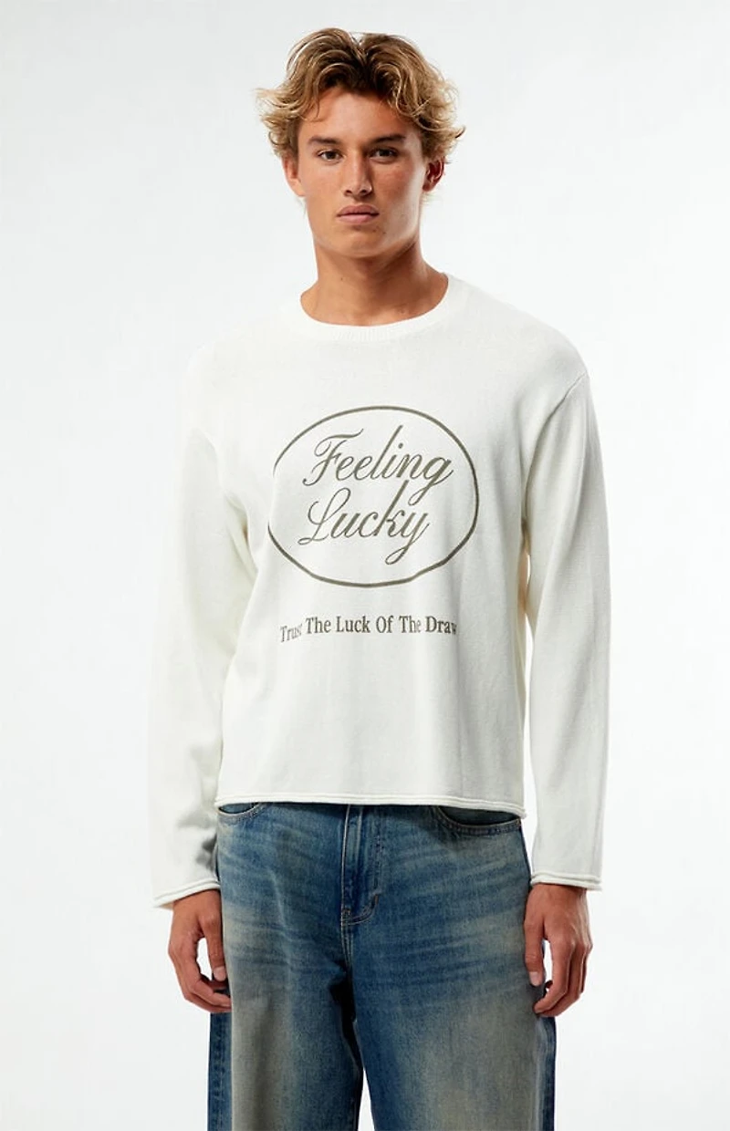 Pacsun Feeling Lucky Crew Neck Sweater