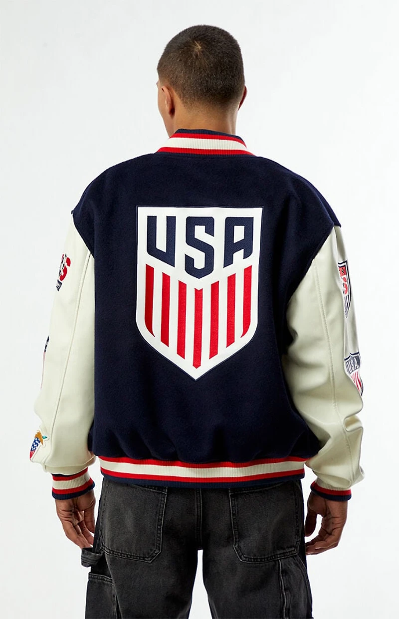 US Soccer x Jeff Hamilton Varsity Jacket