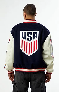 US Soccer x Jeff Hamilton Varsity Jacket