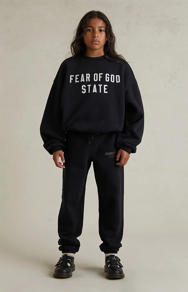 Fear of God ESSENTIALS Kids Jet Black Classic Sweatpants