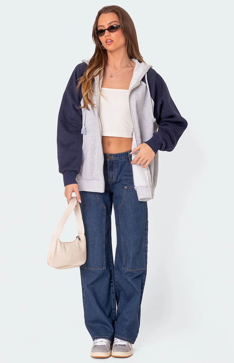 Edikted Oslo Zip Up Hoodie