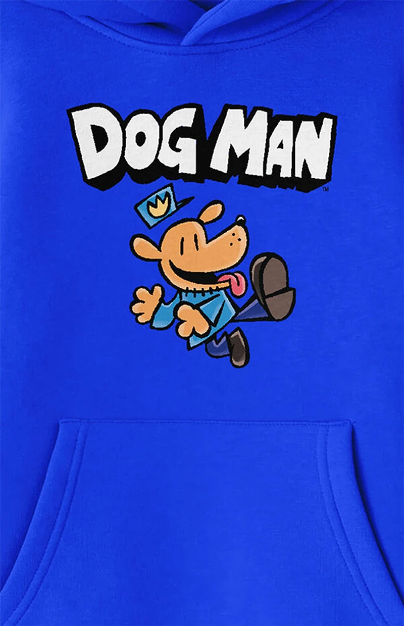 Kids Dog Man Character Logo Hoodie
