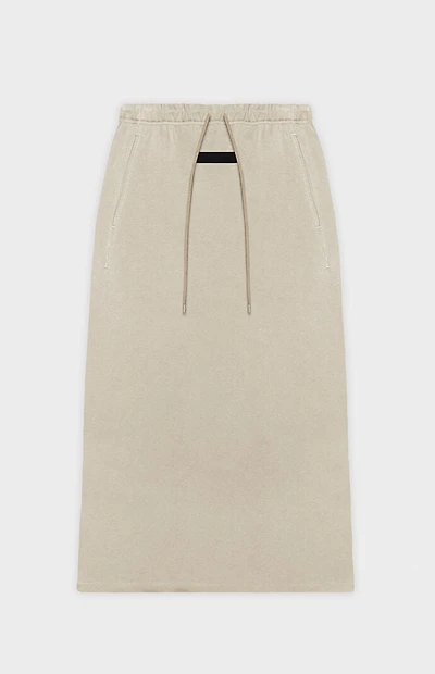 Fear of God ESSENTIALS Women's Silver Cloud Maxi Skirt
