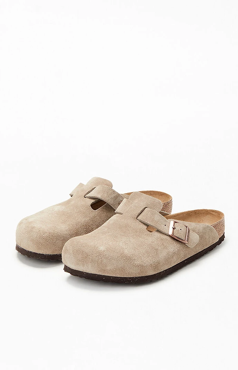 Birkenstock Boston Soft Footbed Clog Taupe