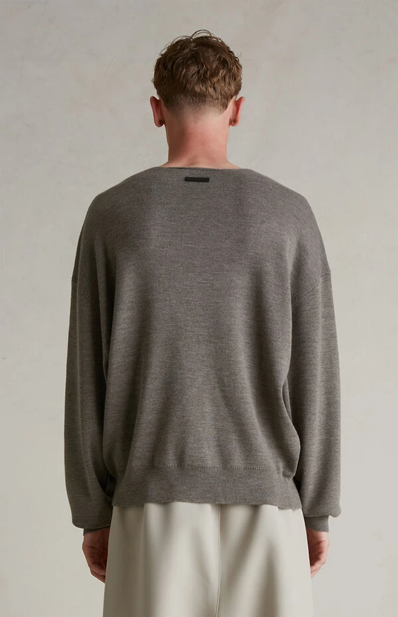 Fear of God ESSENTIALS Homestead Heather Merino Wool Crew Neck Sweater