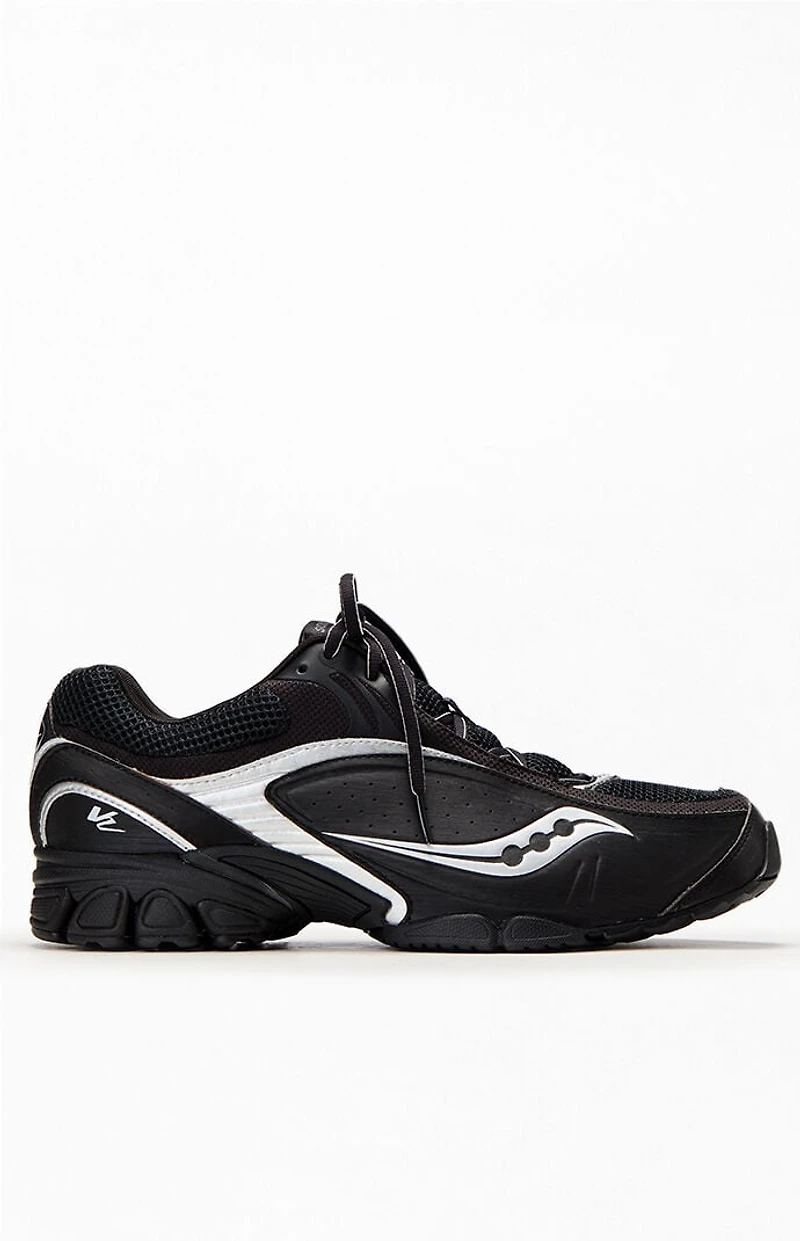 Saucony Black & Silver Progrid V2 Shoes