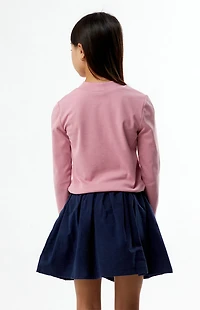 Pacsun Kids Mauve Long Sleeve Mock Neck Shirt