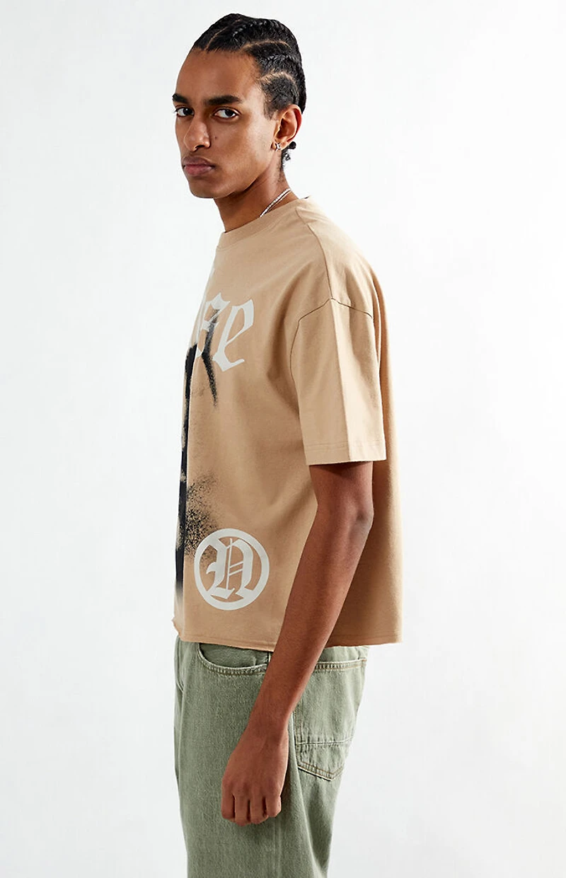 Pacsun Noise Cropped T-Shirt