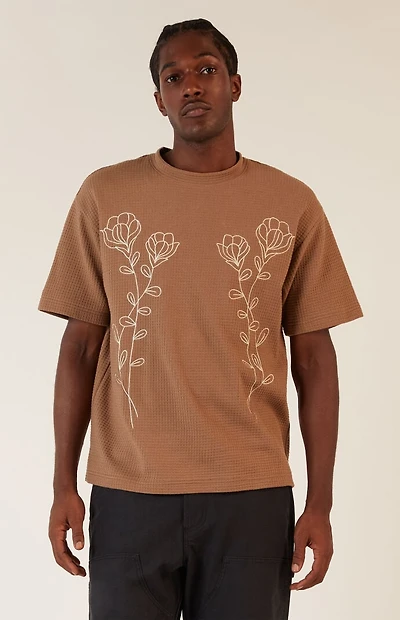 Pacsun Branches Waffle Knit T-Shirt