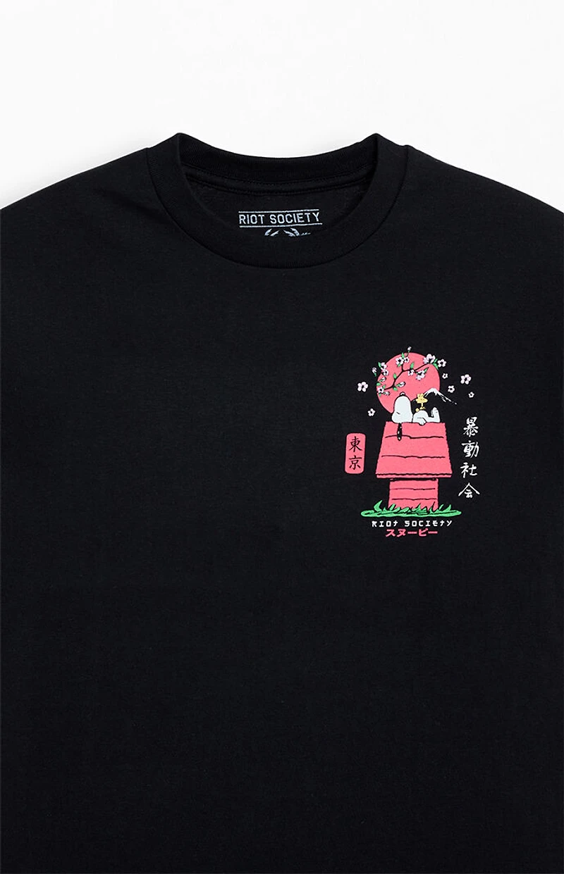 Riot Society Snoopy Kanji T-Shirt
