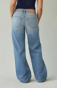 Pacsun Casey Low Rise Baggy Jeans Lighter Blue