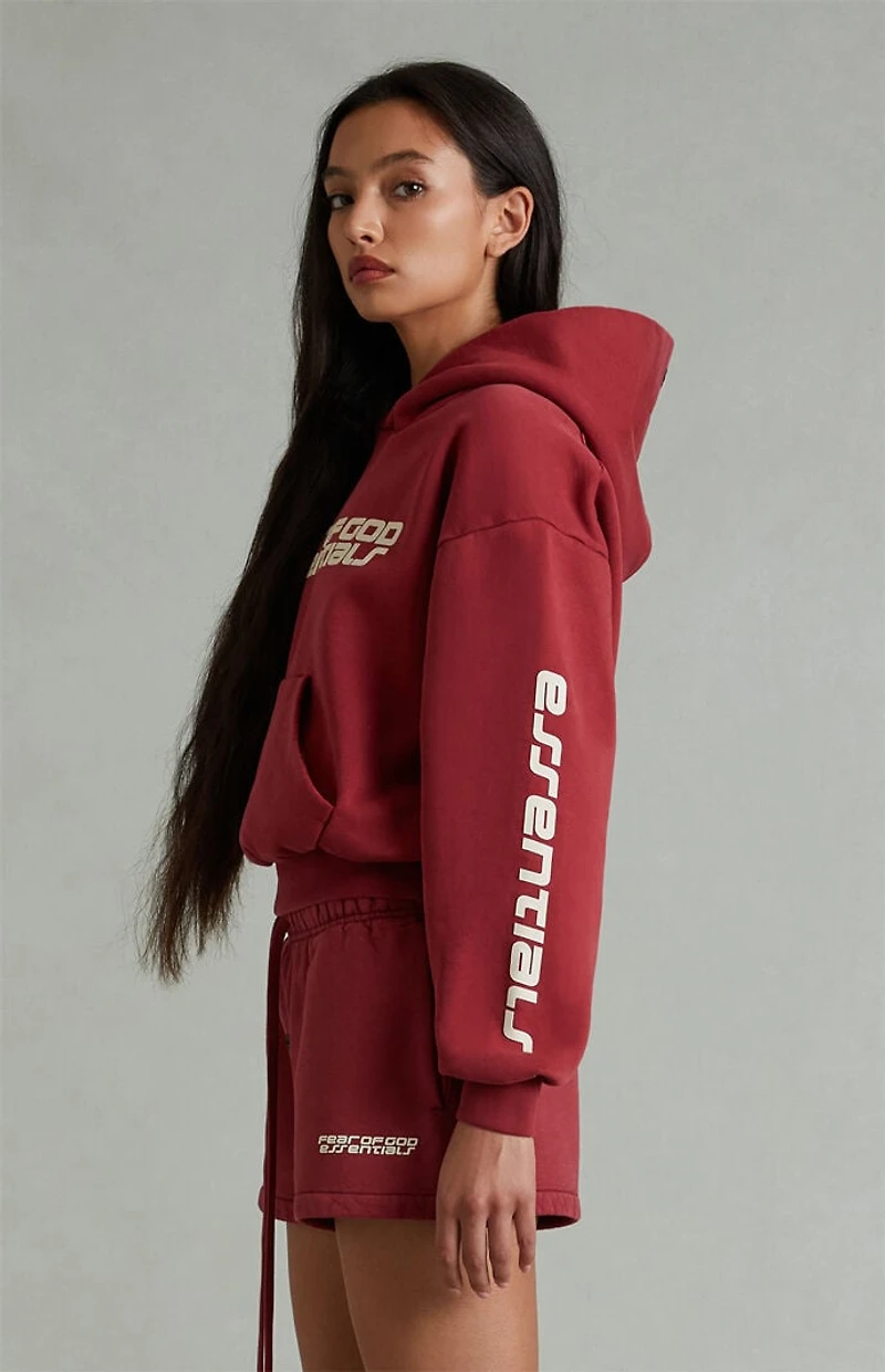 Fear of God ESSENTIALS Women's Crimson Running Sweat Shorts