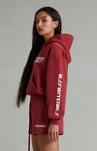 Fear of God ESSENTIALS Women's Crimson Running Sweat Shorts